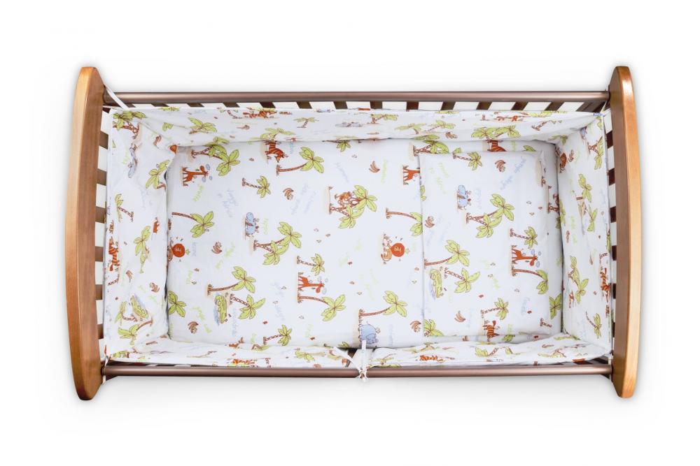 Somnart Jungle Set Complet Patut Bebe 5 Piese - imagine 4