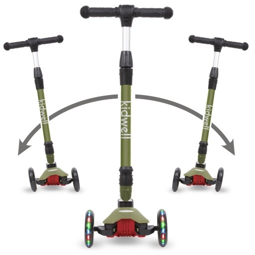 Trotineta Kidwell Vento Khaki Pliabilă cu Suspensie - imagine 5