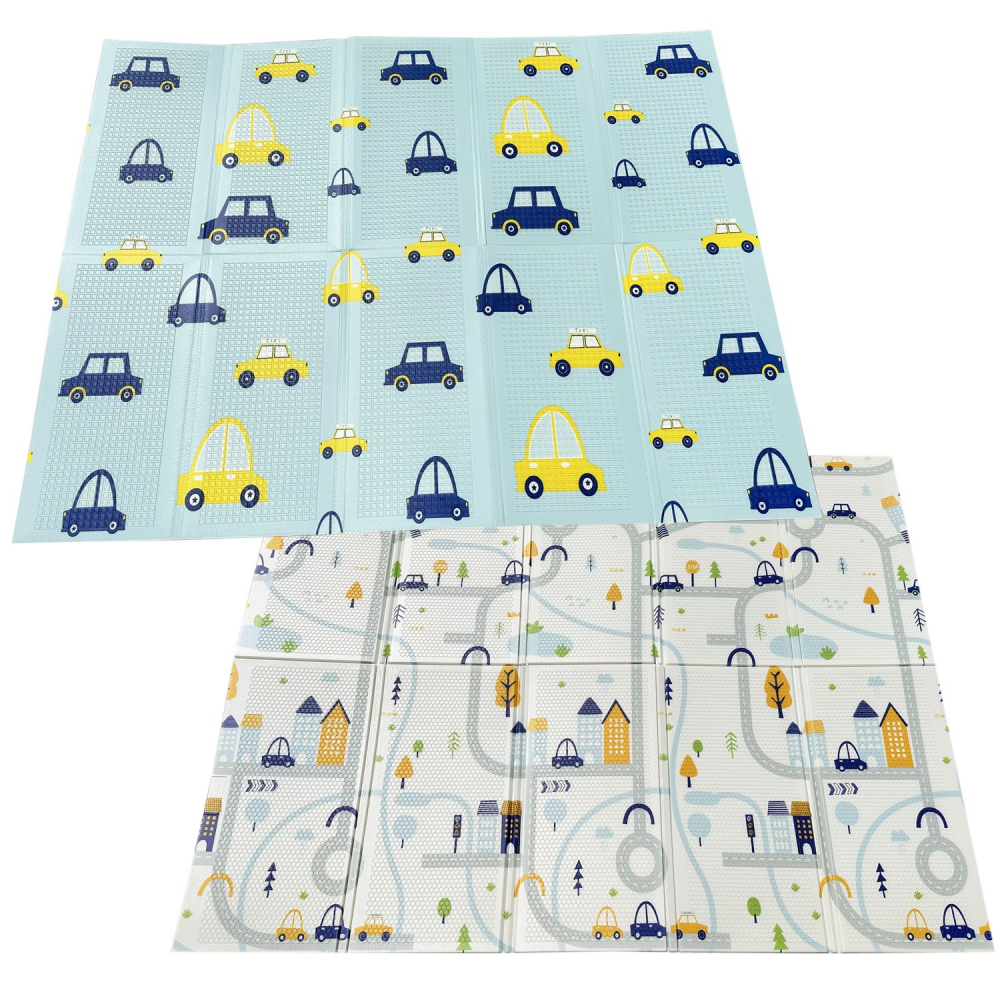 Covor NiceKids 150x200 cm Pliabil City Cars - imagine 8