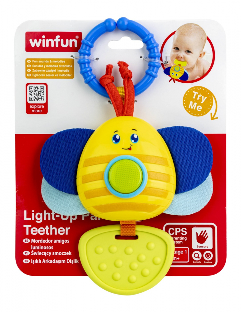 Jucarie Dentitie Albinuta Winfun cu Melodii