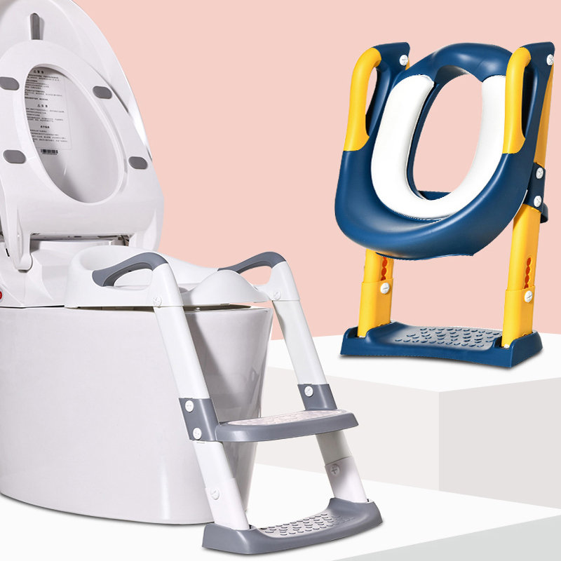 Reductor Toaleta Little Mom Safe Grey cu Manere - imagine 2