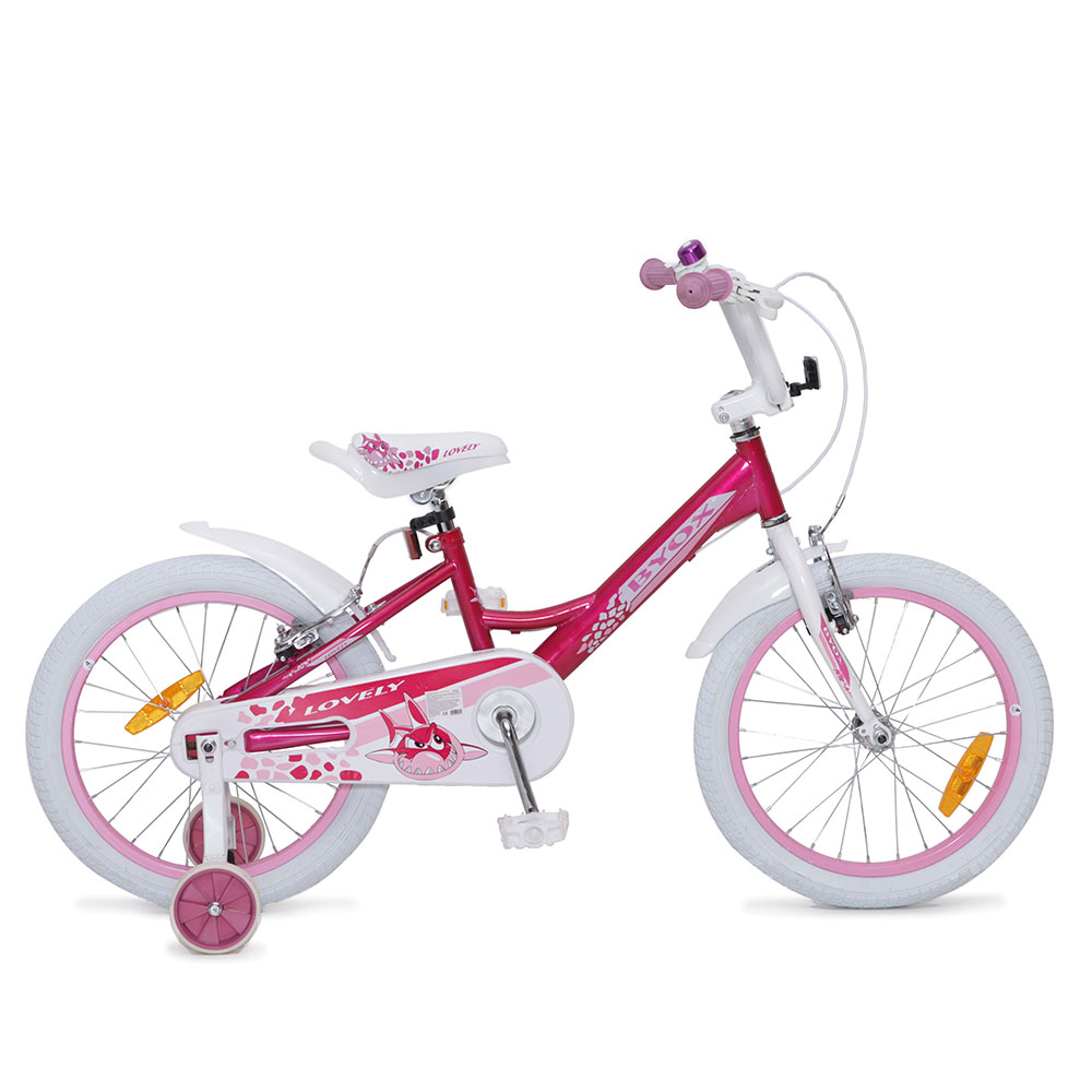 Bicicleta Byox Lovely 18" cu roti ajutatoare