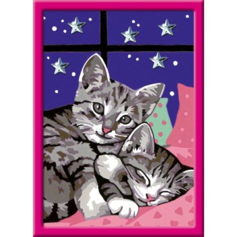 Ravensburger CreArt Pisicute cu Pietre Sclipitoare - imagine 3