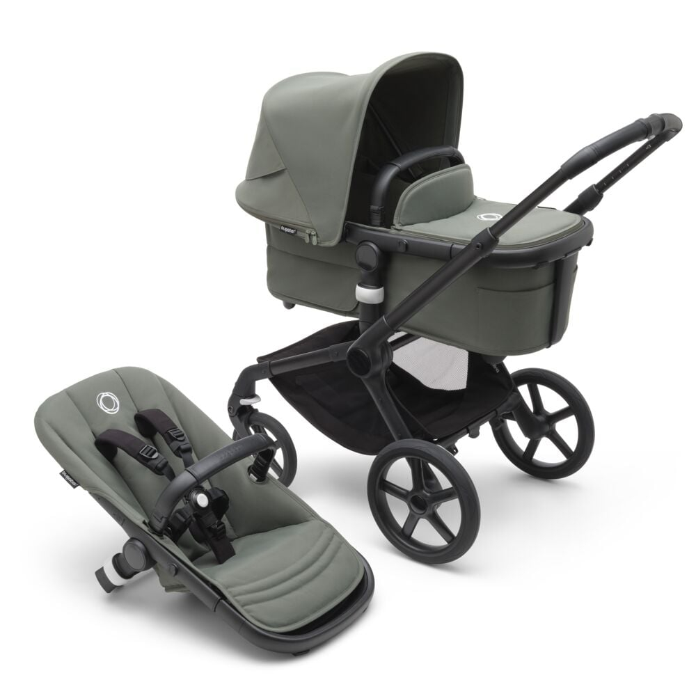 Bugaboo Fox 5 2in1 Carucior Black Forest Green - imagine 9