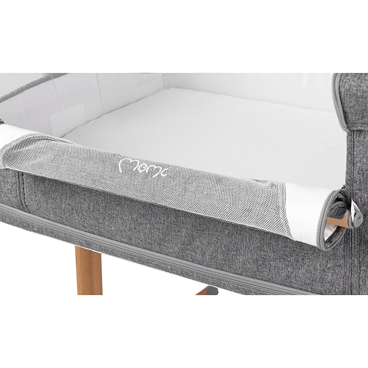 Co-sleeper Momi Smart Bed 4 în 1, Gri - imagine 3