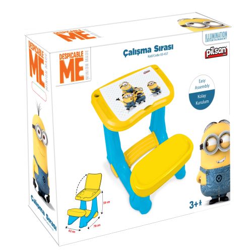 Măsuță Pupitru Copii Minions Pilsan | Activități Creative