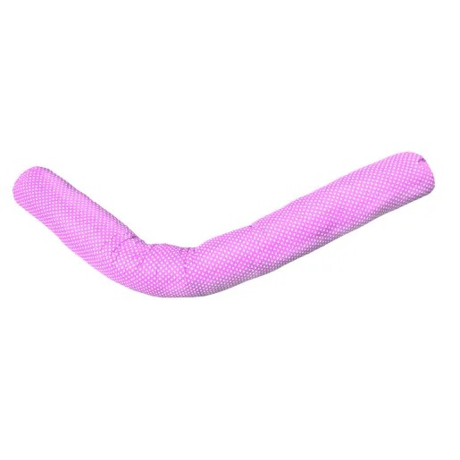 Perna Bumper Deseda 180cm, Roz cu Buline