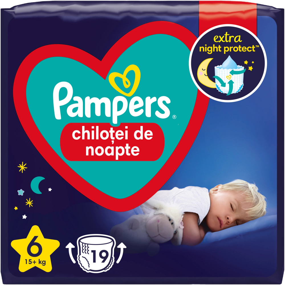 Pampers Night Pants 6 19buc, Scutece Noapte - imagine 8