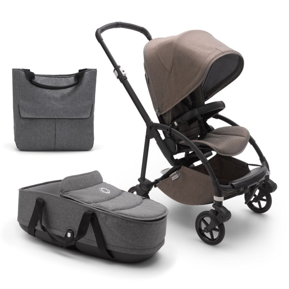 Bugaboo Bee 6 2-in-1 Mineral Black Taupe, Compact