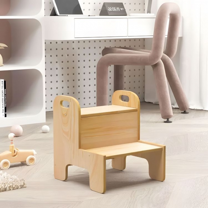 Inaltator Copii Ecotoys Lemn - Independență Sigură - imagine 5