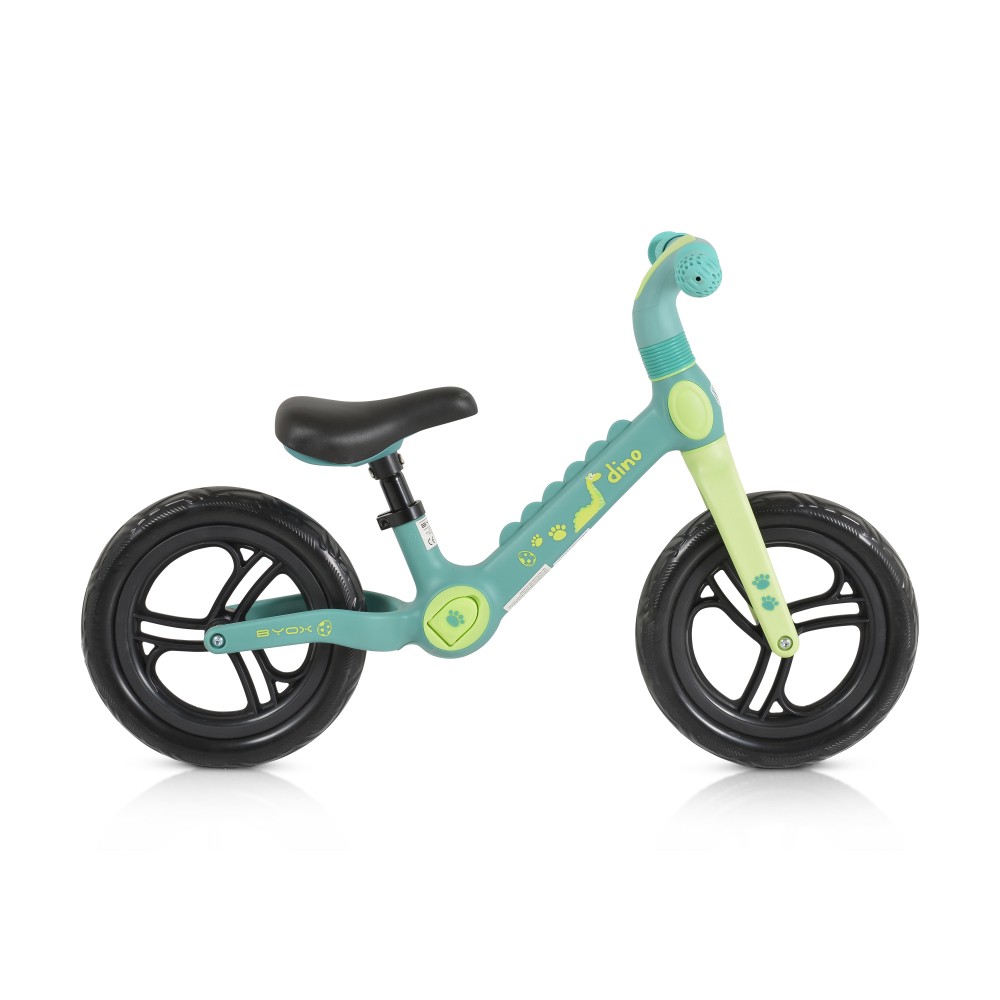 Bicicleta Byox Dino Green 12 inch, Fără Pedale