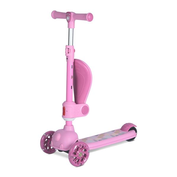 Lorelli Jetster Plus Pink - Trotineta cu LED-uri - imagine 3