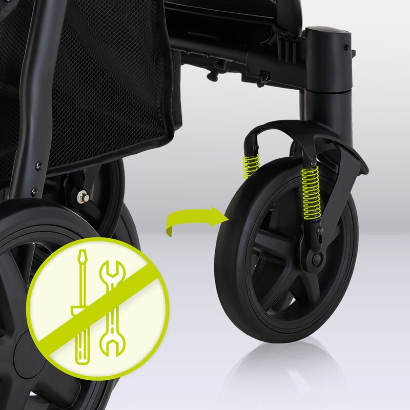 Carucior Lionelo Annet Plus, 0-22 kg, Pliabil Compact - imagine 6