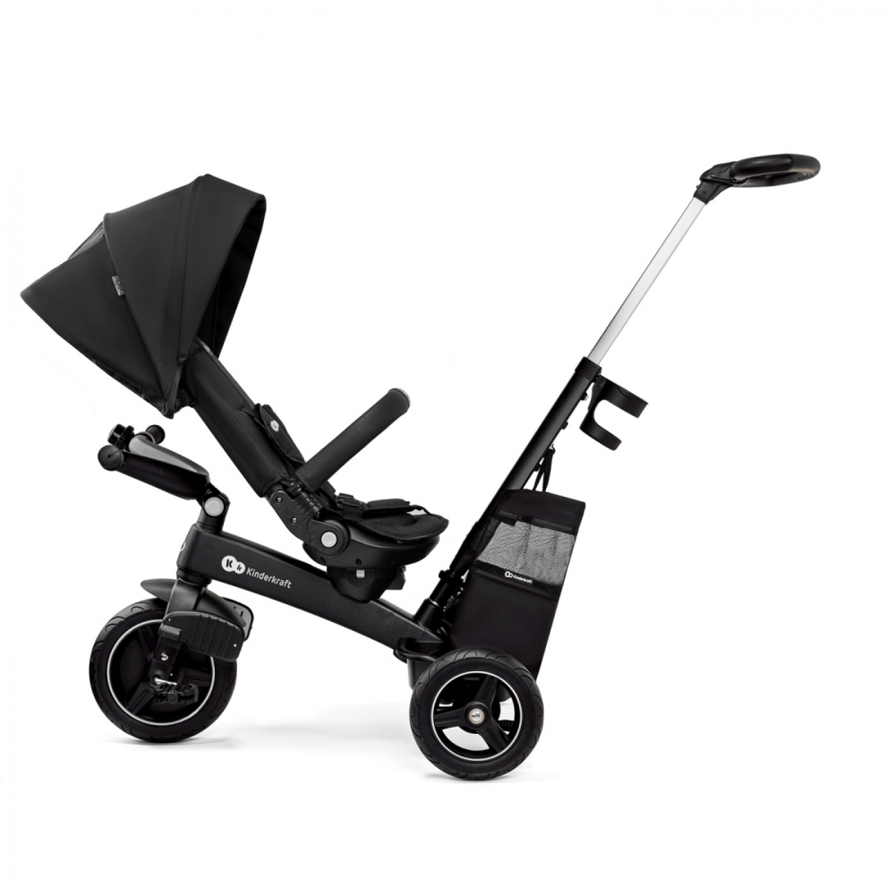 Tricicleta Kinderkraft Easytwist Black, de la 9 luni - imagine 8