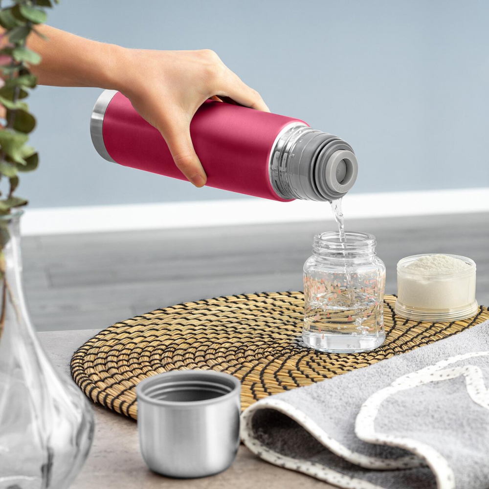 Sticla termos Reer ColourCup 450 ml Rosu - imagine 4