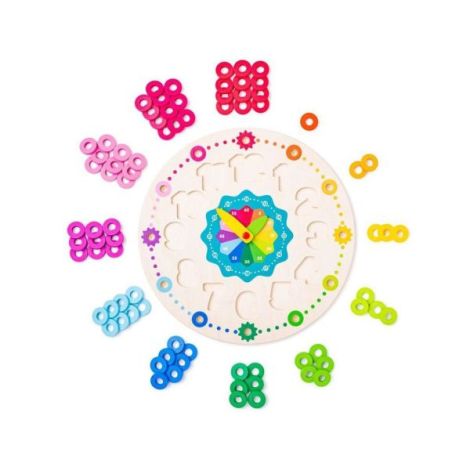 Ceas Educativ Woodyland | Învață Matematică - imagine 2