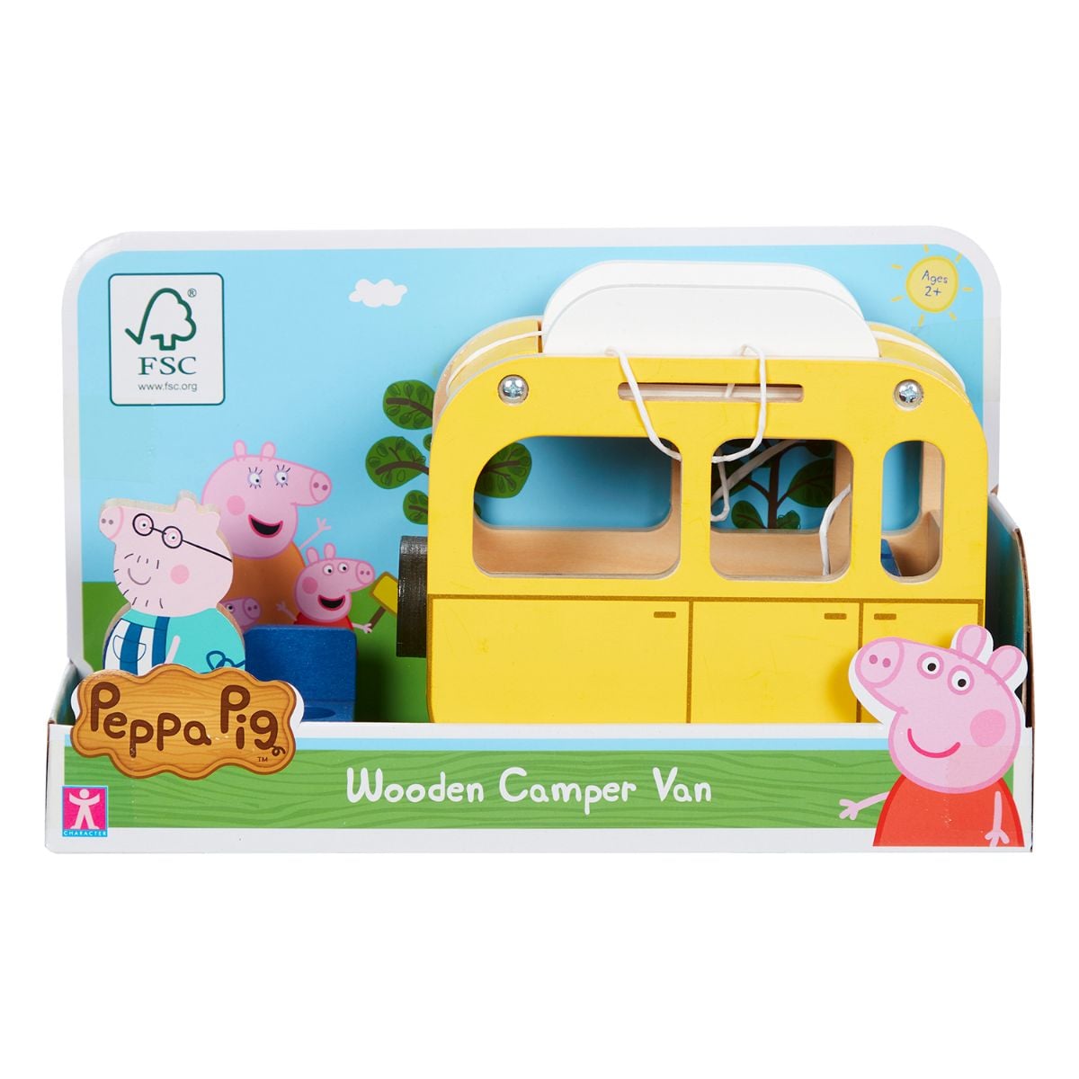 Set Camper din Lemn Peppa Pig cu Figurine și Accesorii