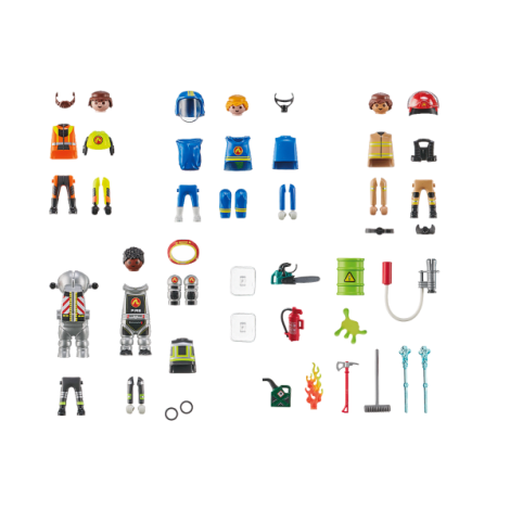 Playmobil Echipă Pompieri Personalizabilă - imagine 2