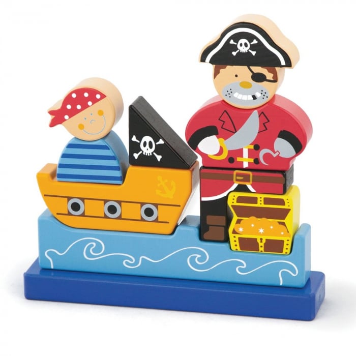 Puzzle 3D Magnetic Pirat New Classic Toys