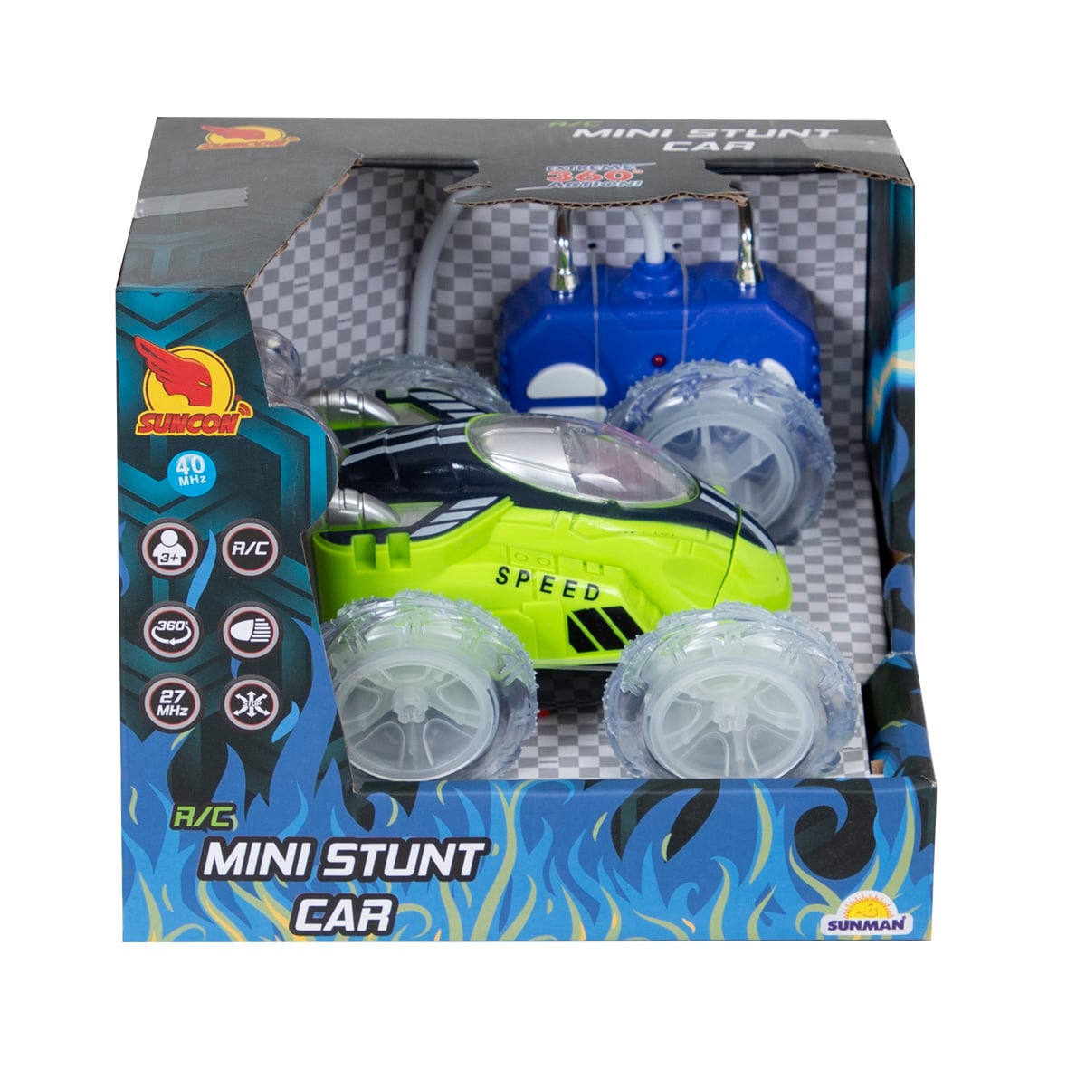 Suncon Ultimate Stunts Car Galben | Cascadorii 360°