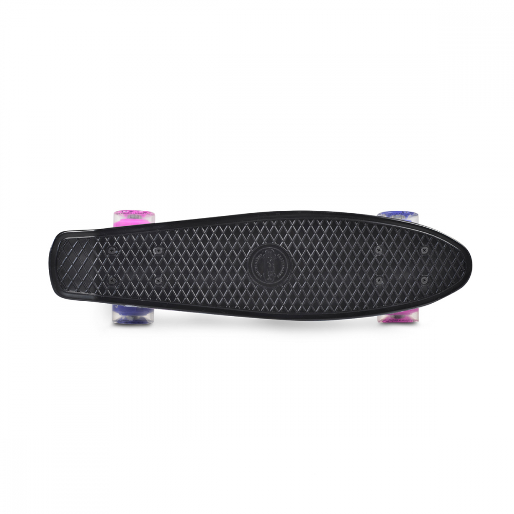 Moni Skateboard LED Pink - Bază Antiderapantă