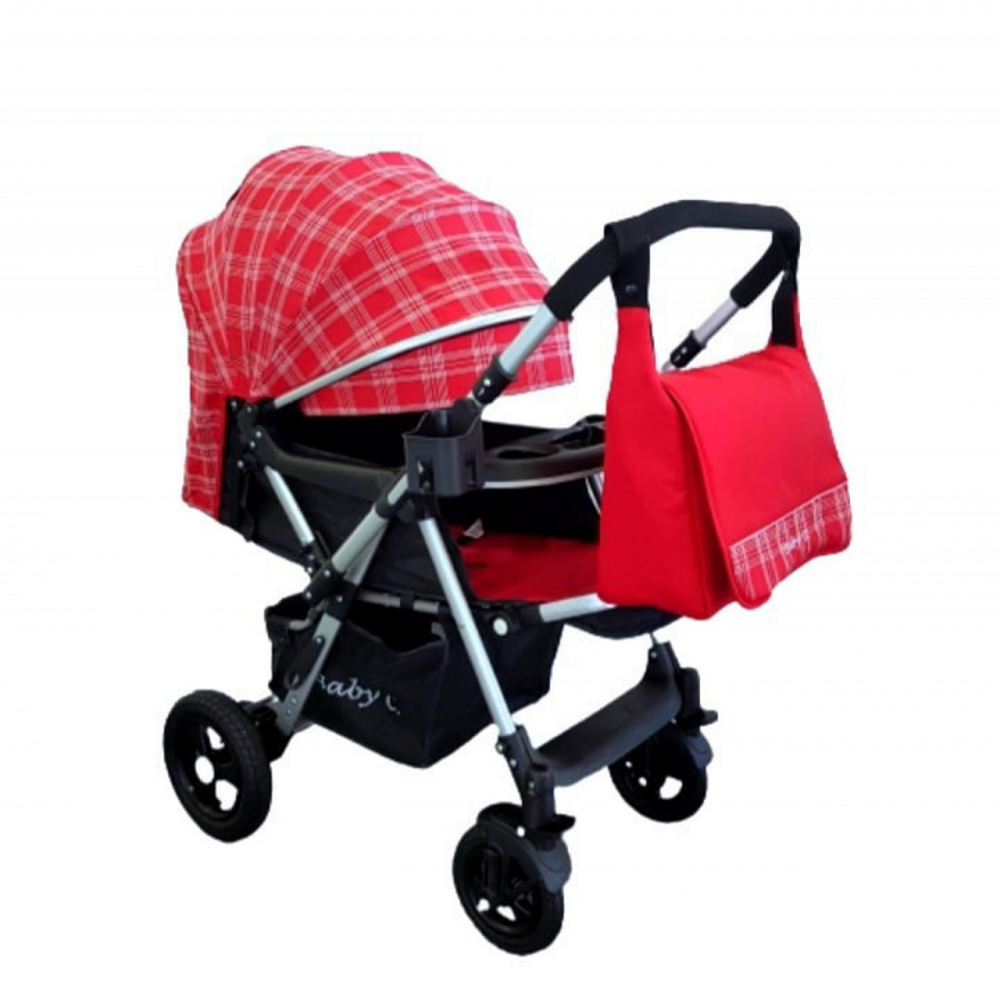 Carucior 2 in 1 Baby Care Pro 511 - Cadru Aluminiu
