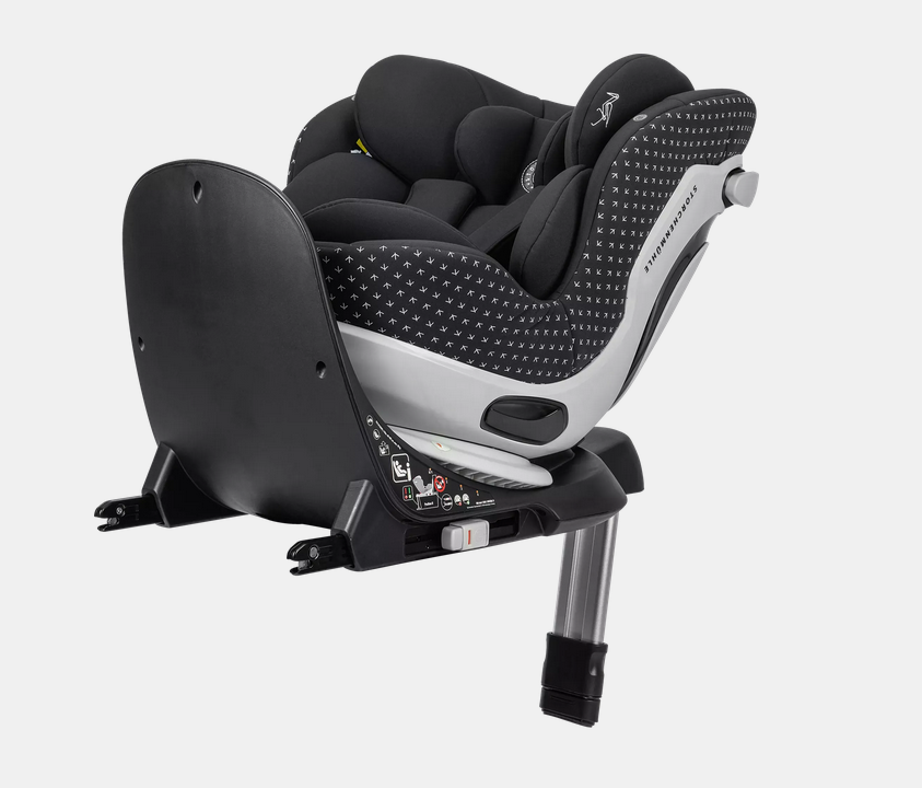 Scaun auto Storchenmühle Niki Start Onyx, 0-4 ani, Rotativ 360° - imagine 4