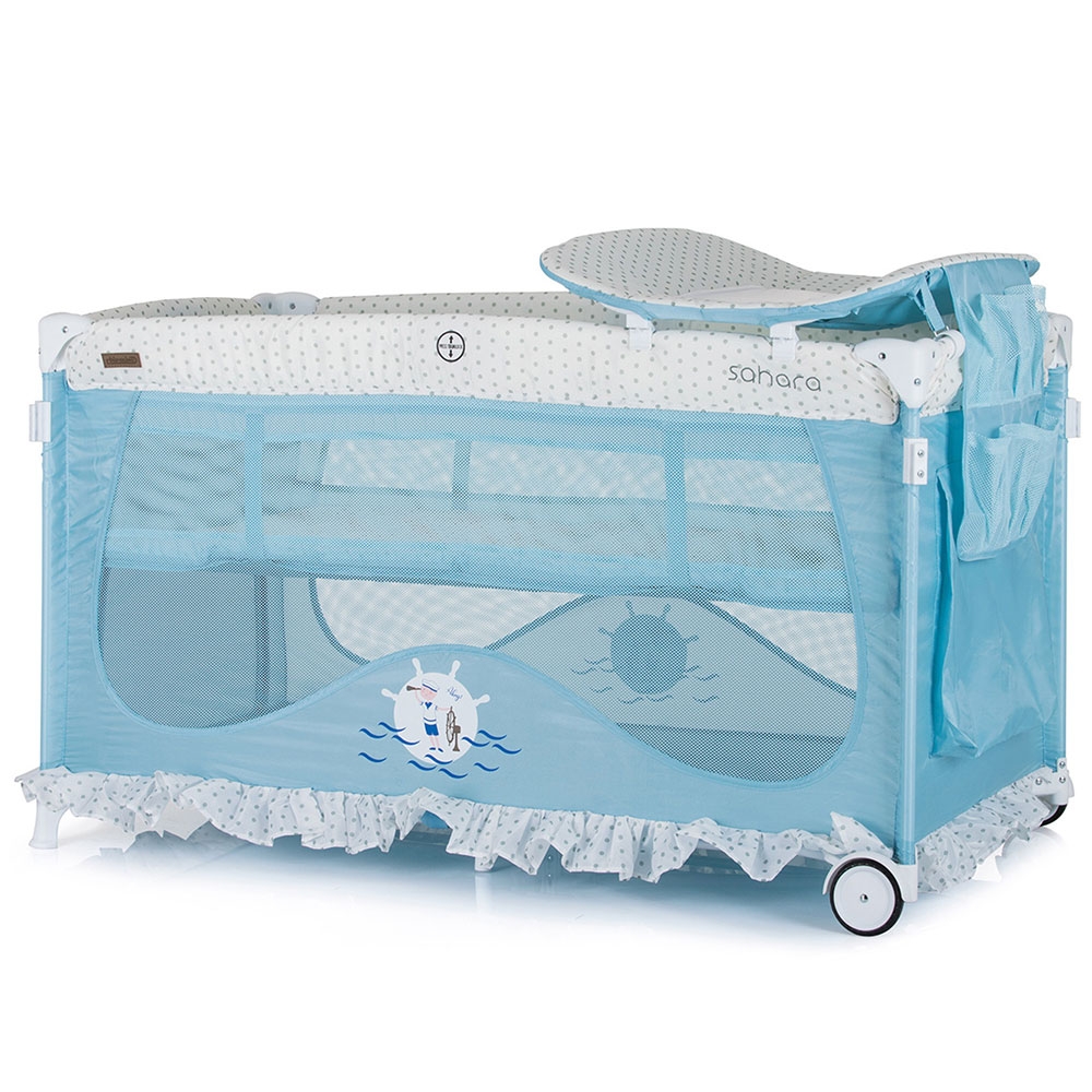 Pătuț pliabil Chipolino Sahara Sailor, 0-15kg - imagine 2