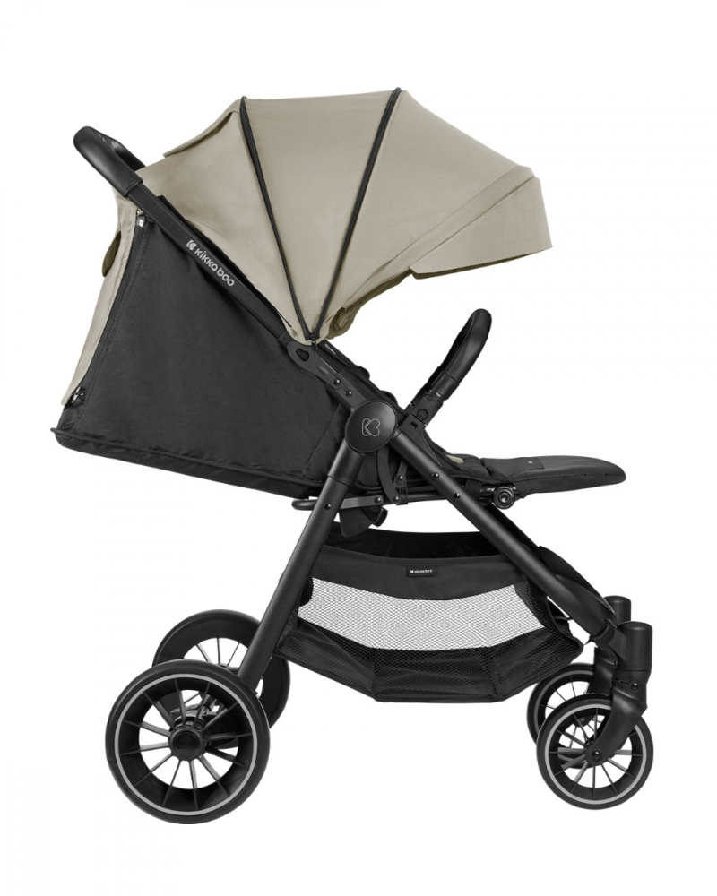 Carucior KikkaBoo Sarah Beige, 0-48 luni, Suspensii - imagine 3