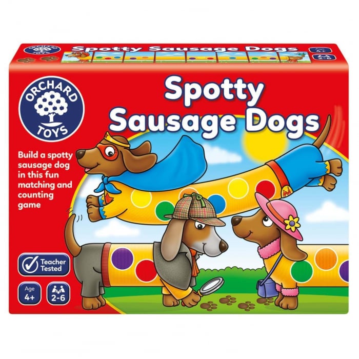 Joc Educativ Spotty Sausage Dogs - Orchard Toys