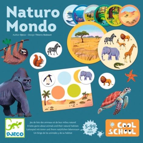 Joc Educativ Naturo Mondo Djeco | Animale & Habitate - imagine 5