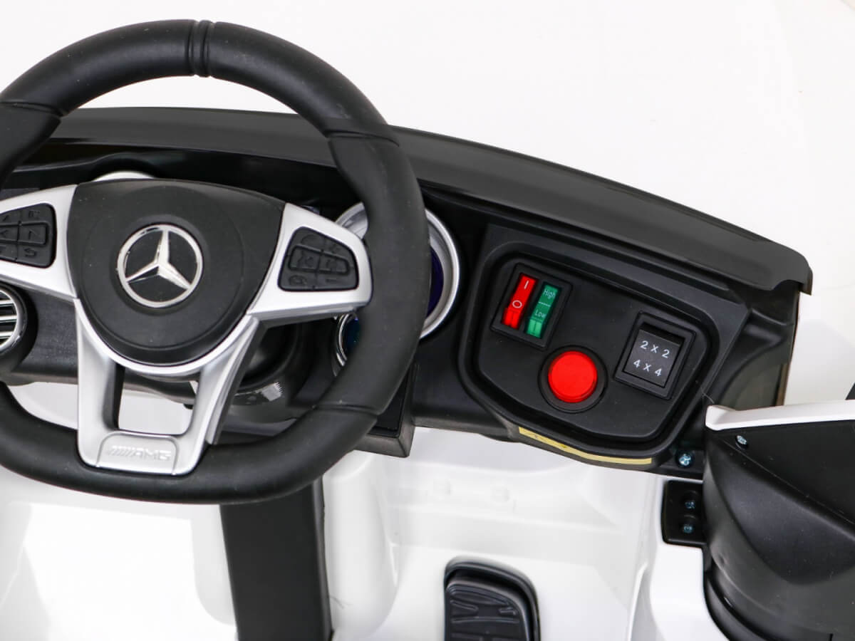 Masinuta Electrica Mercedes AMG GLC63s 4x4 Alb - imagine 7