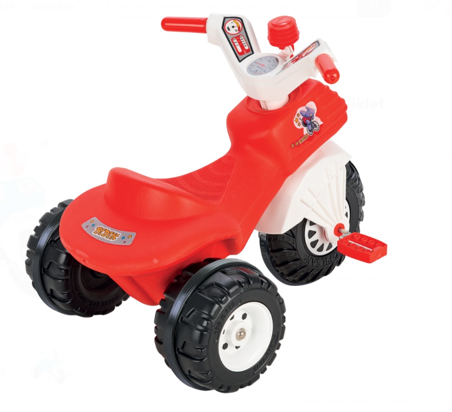 Tricicleta Pilsan Mobidic Red, cu cosulet, 35 kg