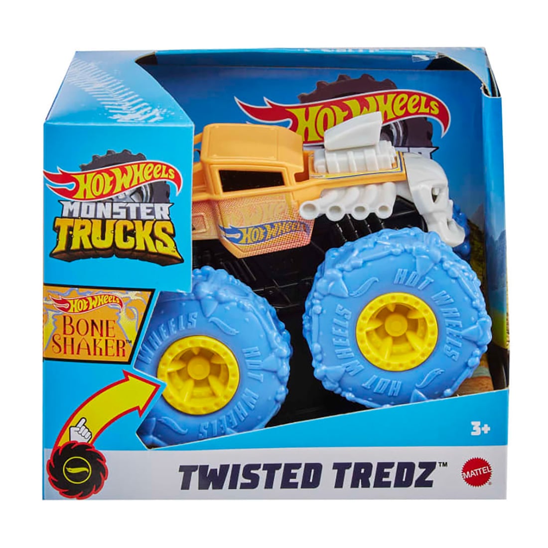 Hot Wheels Twisted Tredz Bone Shaker 1:43