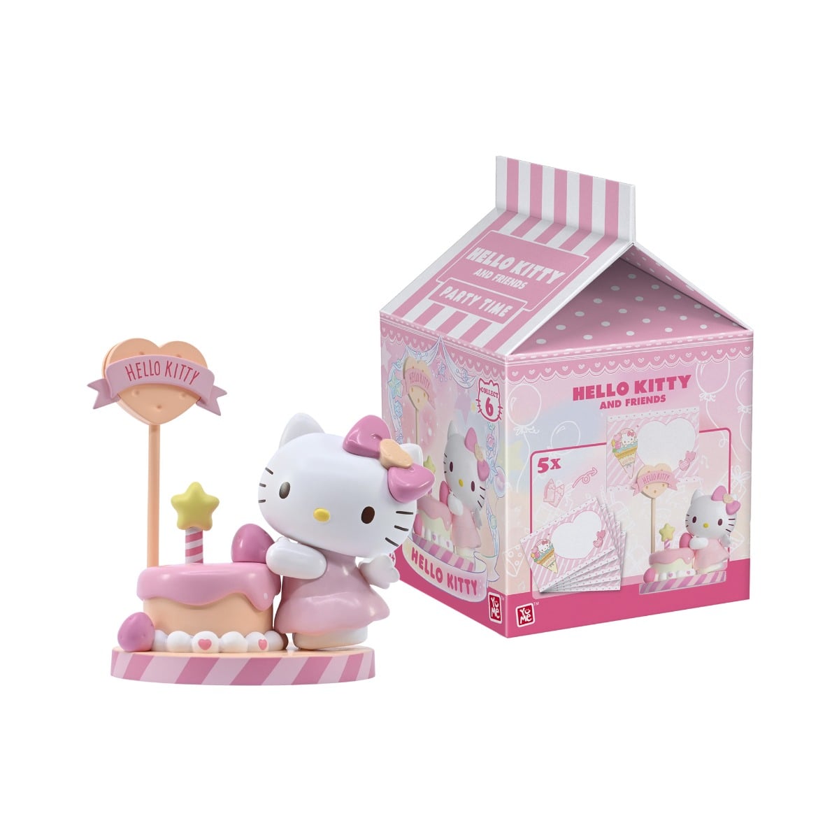 Figurina Hello Kitty Party Time, 5 cm, Yume