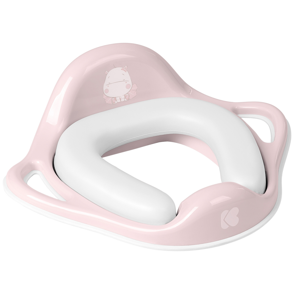 Reductor toaletă KikkaBoo Soft Hippo Pink - imagine 6