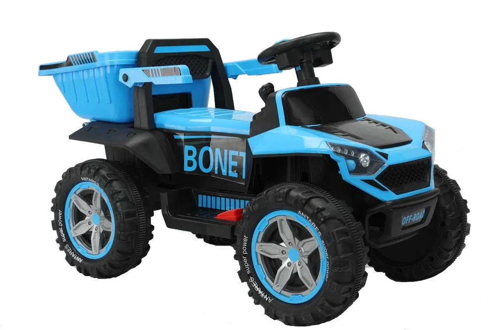 Mașinuță Electrică Nichiduta Bonet Blue cu Remorcă - imagine 3