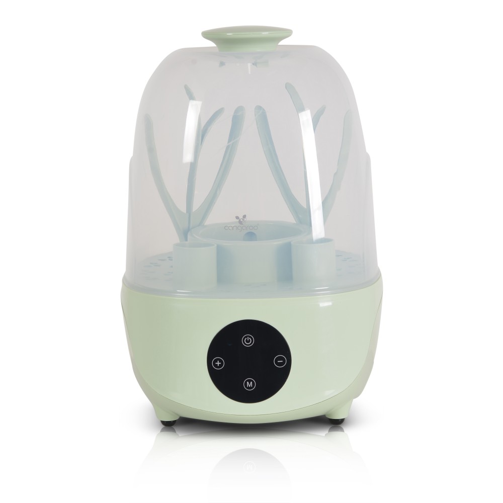 Sterilizator Cangaroo 6 Biberoane Uscare Verde - imagine 8