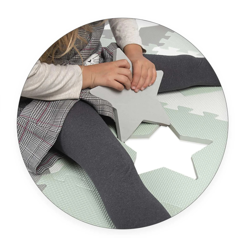 Covoras Puzzle Ricokids EVA 151x151 cm GriMenta - imagine 8