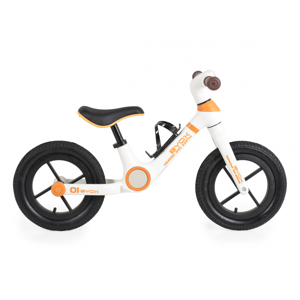 Bicicleta Fara Pedale Byox Orb White, 12 Inch