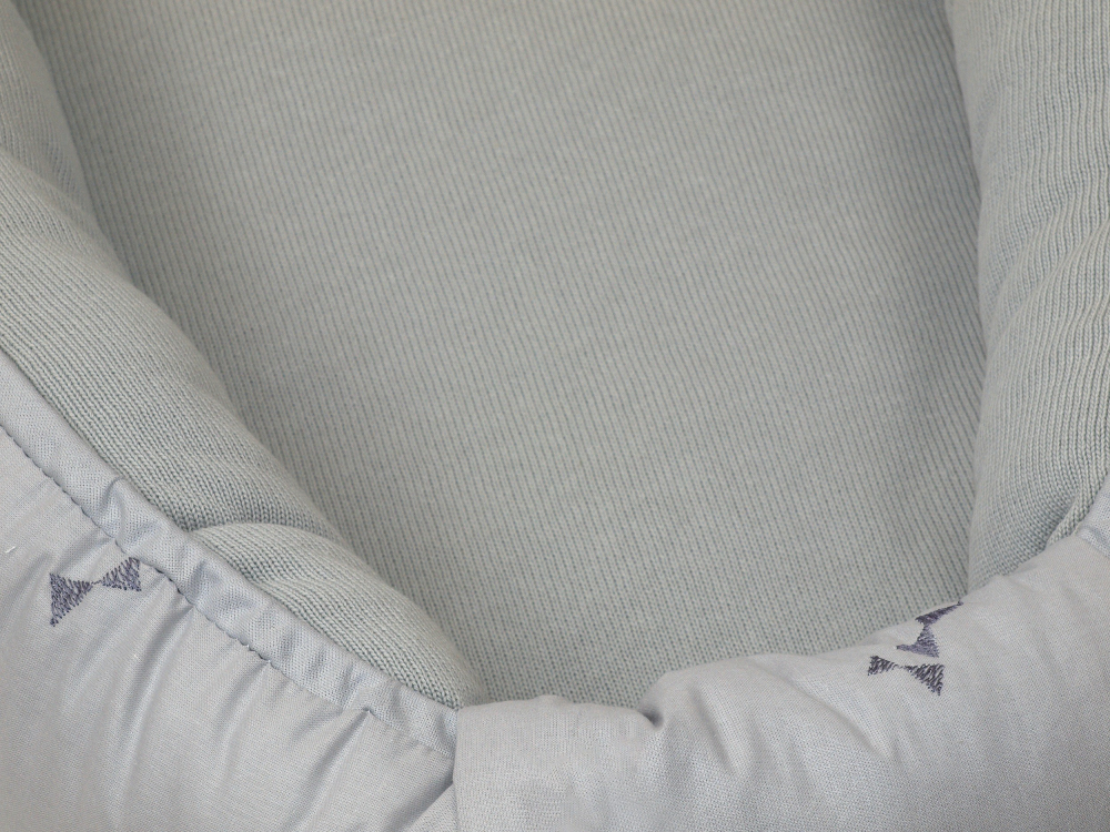 Baby Nest Pure Tricot Grey Amy 70x45 cm - imagine 2