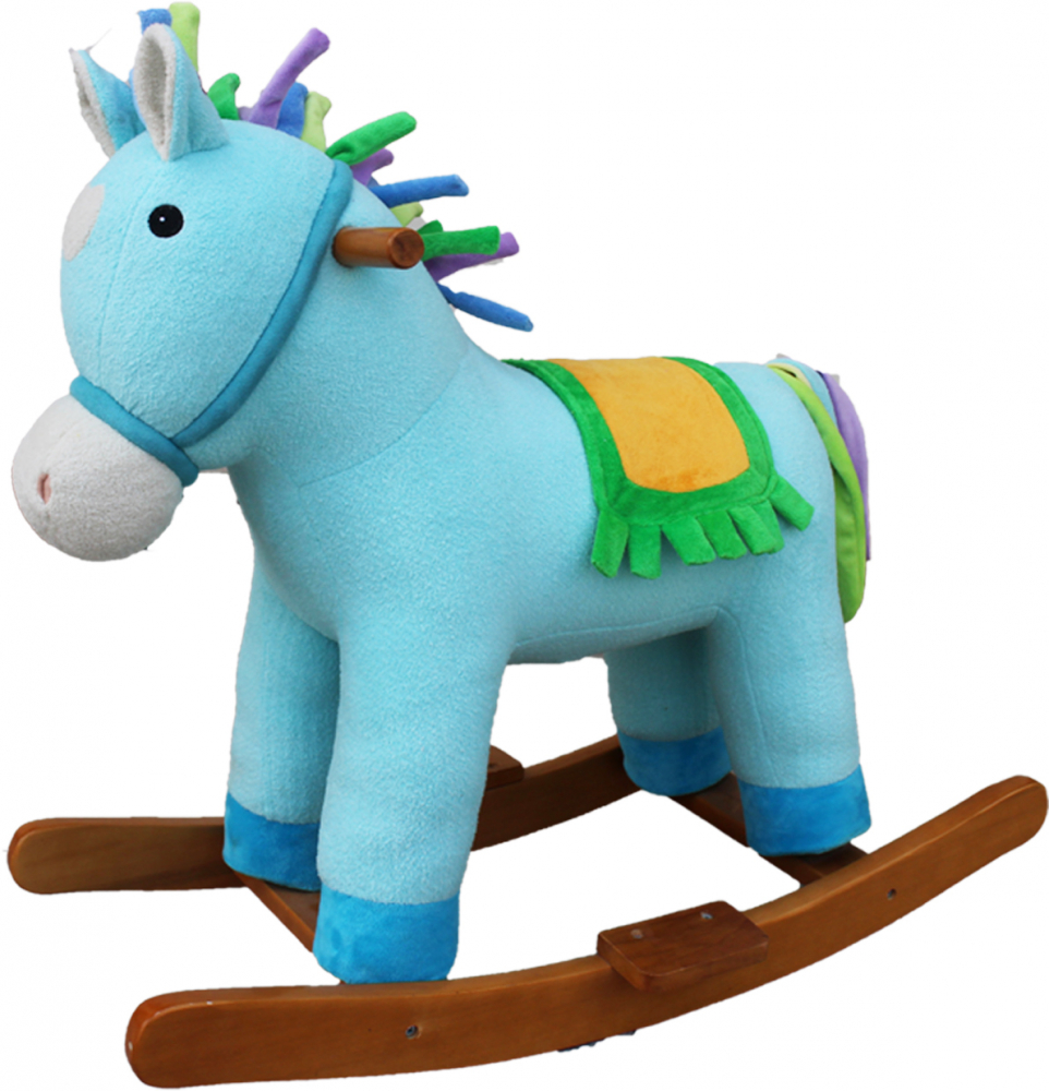 Balansoar Little Mom Unicorn cu Sunete și Roti - imagine 3