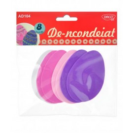 Set Spumă De-ncondeiat Daco, 8 Bucăți Colorate