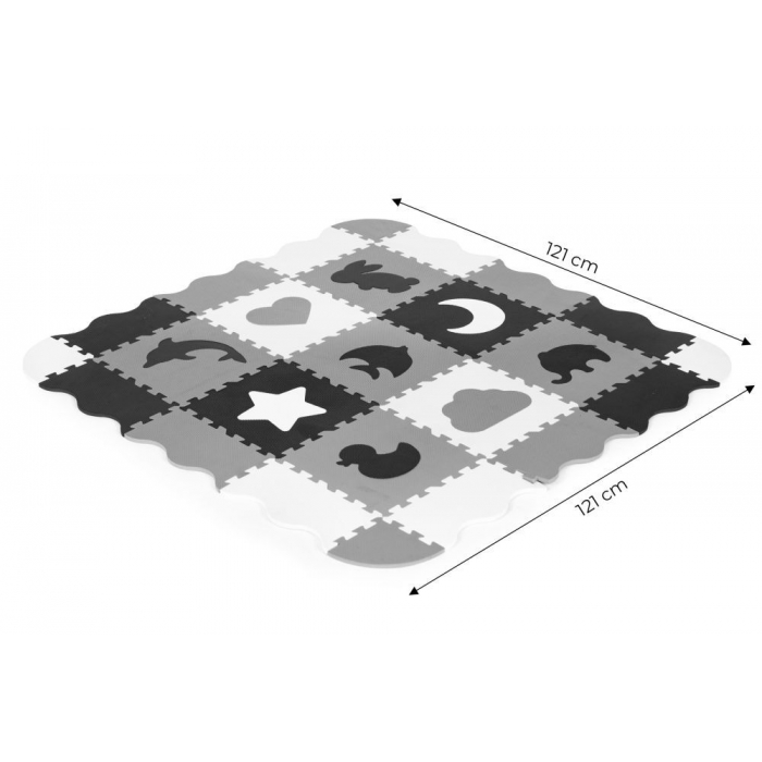 Salteluta joaca Ecotoys Puzzle, 25 elemente, ECOEVA015 - imagine 7