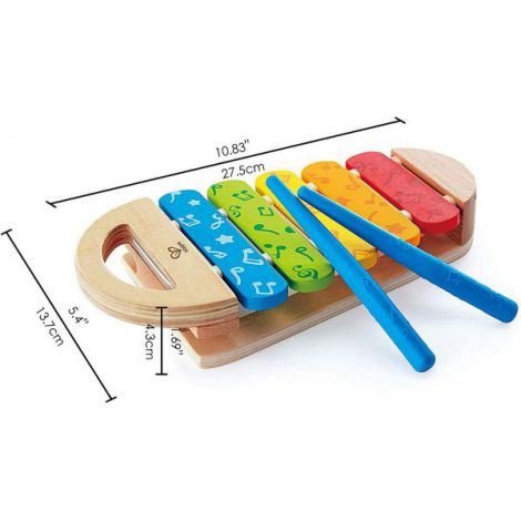 Xilofon Hape Lemn 5 Clape Jucărie Muzicală - imagine 6