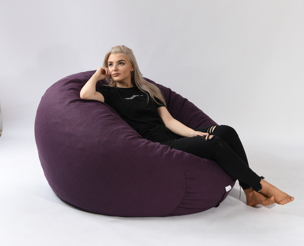 Fotoliu Puf King Size Fancy Purple | Pufrelax