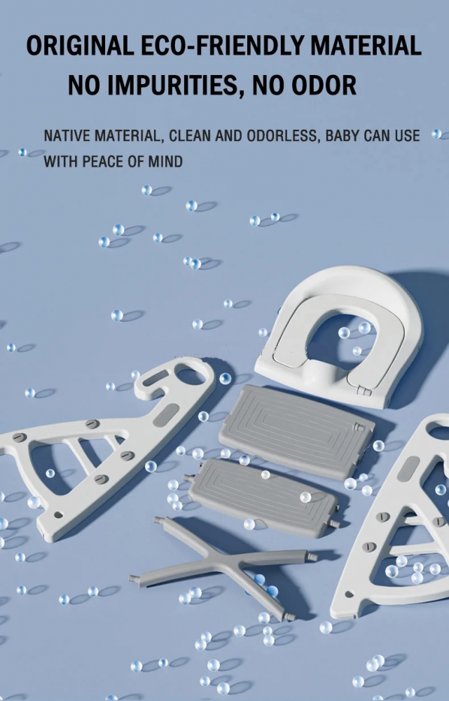 Reductor Toaletă Little Mom Blue cu Scarit - imagine 5