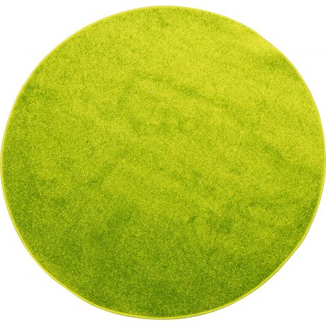 Moje Bambino - Covor verde rotund 80cm rezistent
