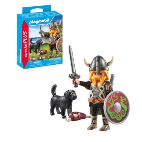 Playmobil Viking cu Câine de Pază - Aventură Creativă