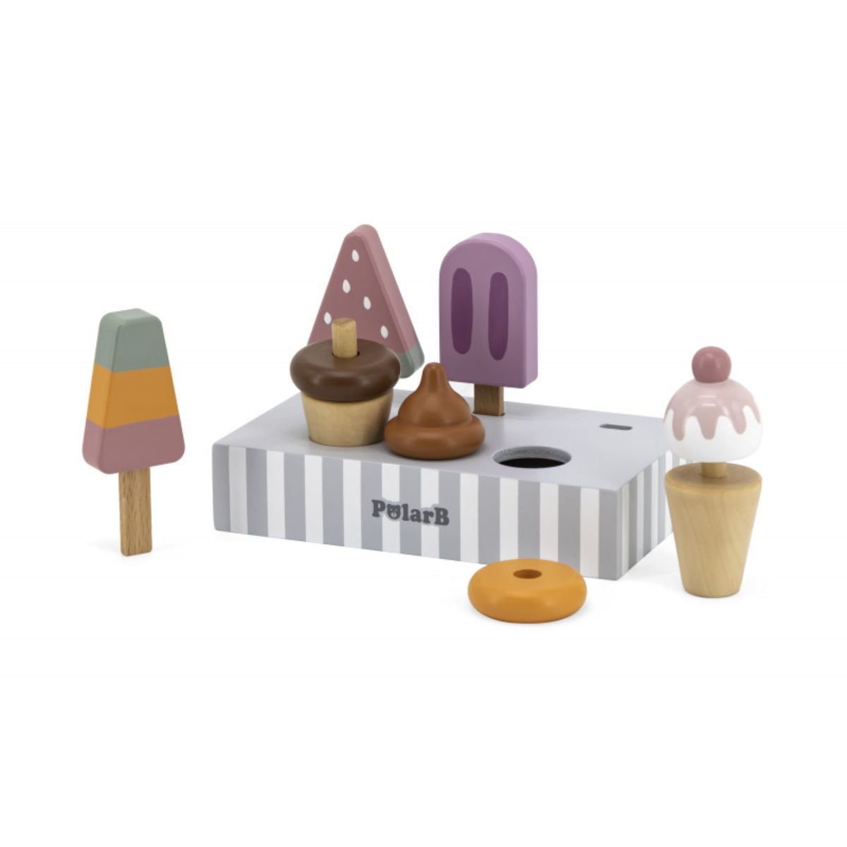 Set Inghetata pe Bat Viga | Jucarie Educativa Lemn